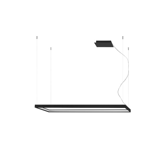 Sollux Lighting Tuula L Black 4000K ceiling light fixture