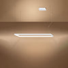 Minimalist chandelier Sollux Lighting Chandelier TUULA L white 3000K