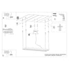 Stylish Chandelier Light: TUULA M black 3000K