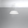 Versatile ceiling lamp for bedroom Sollux Lighting Chandelier VEGA 60 white