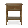 Classic side table with solid mahogany construction