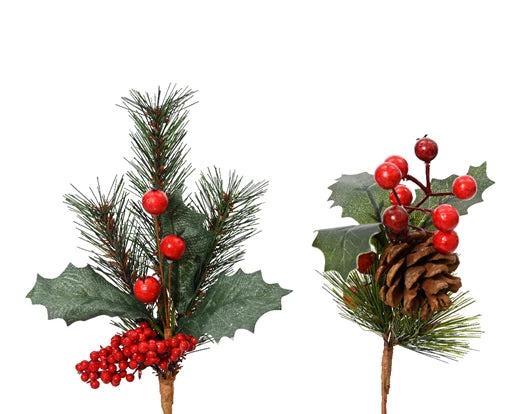 Christmas Decoration Pick Berries