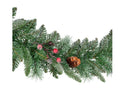 Indoor Christmas Decoration Windham Garland Frosted draped elegantly