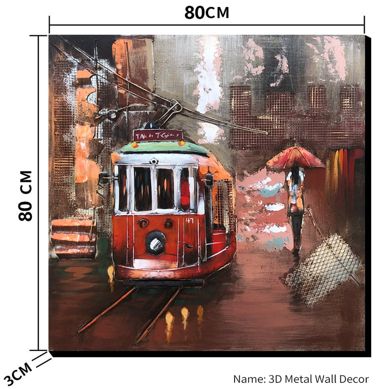 City Streetcar Wall Art