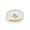 Ceramic spoon rest dish for food preparation