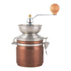 Premium coffee grinder with copper finish

