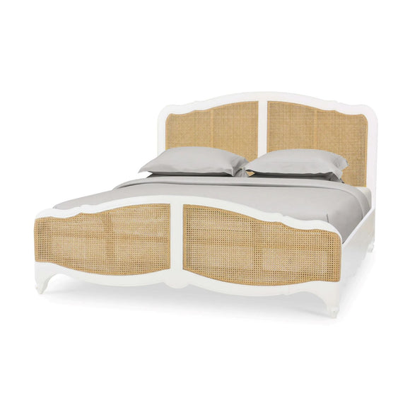 Luxurious rattan super king bed for your bedroom