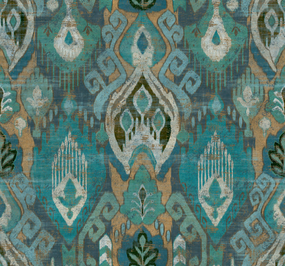 Daraee Tapestry Midnight Wallpaper close view picture of the wallpaper pattern