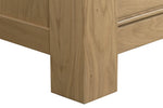 Stylish oak bedside table, Delaney Bedside Table
