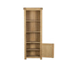 Stylish Delaney Tall Oak Bookcase for living room bookcase needs.