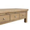 Delaney Oak Coffee Table Offering Ample Storage and Classic Design