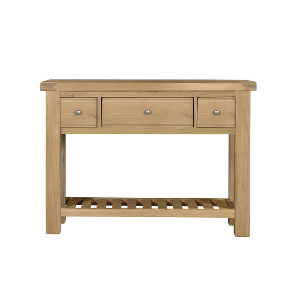 Classic Oak Console Table for Living Room Furniture