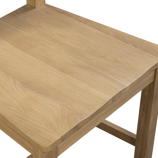 Delaney Dining Chair Solid Seat Oak