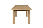 Rectangle dining room table with oak wood
