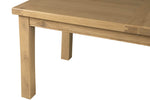 Modern rectangle dining table in oak
