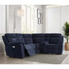 Spacious U shaped couch with electric reclining seats

