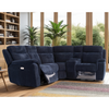 Modern corner sofas Ireland with soft-touch fabric upholstery

