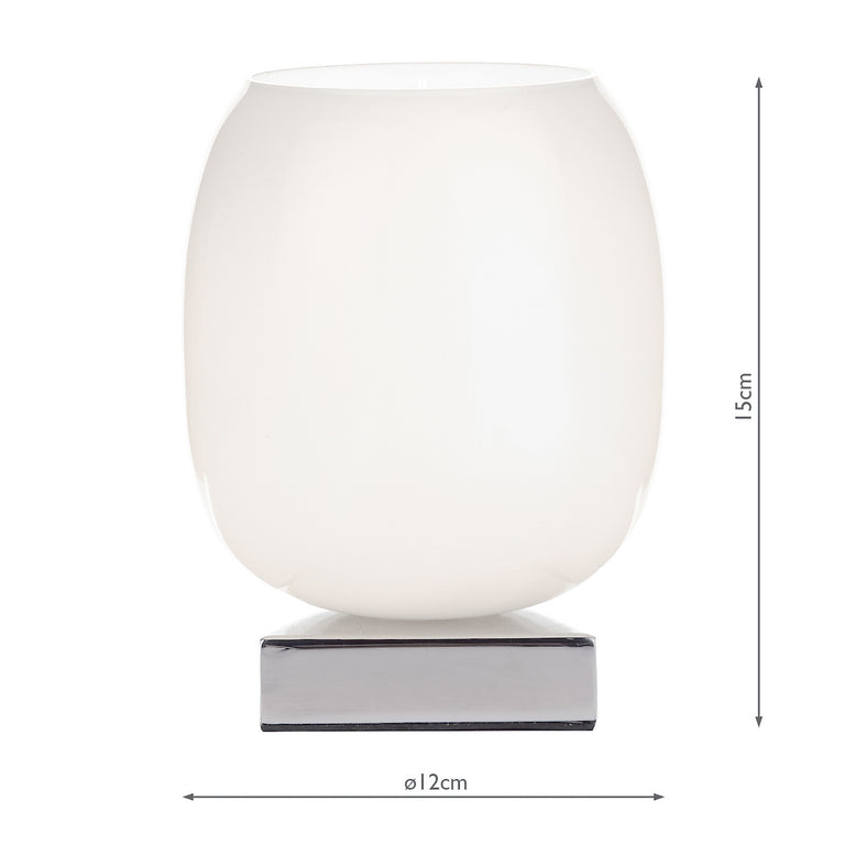 Dino Touch Table Lamp Polished Chrome - Modern Lighting Collection