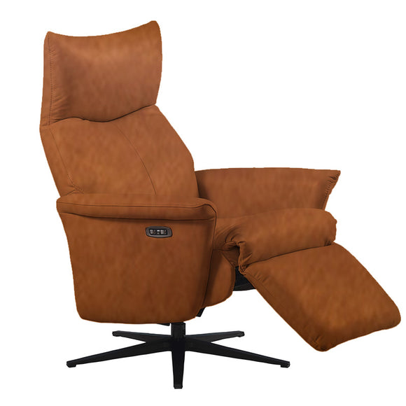 Dominico Recliner Chair Tan - Stylish Electric Reclining Comfort