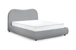 Comfortable Grey King Size Bed Enhancing Bedroom Furniture
