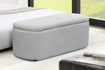 Stylish Donegal Ottoman Grey with Storage Functionality
