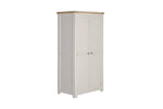 Wooden wardrobe Doune 2-Door Wardrobe Taupe for stylish storage.
