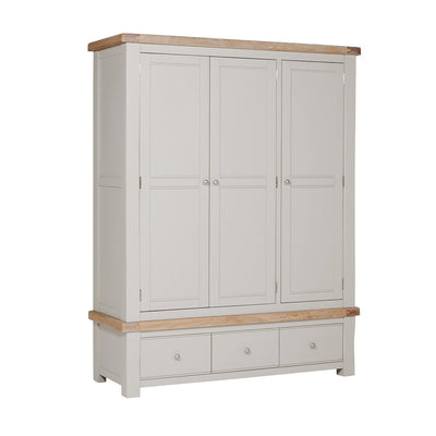 Doune 3 Door Wardrobe Taupe