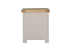 Contemporary Nightstand in Beautiful Taupe Finish
