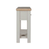 Narrow console table Doune Console Table Taupe for decor.
