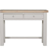 Stylish Grey Dressing Table with Oak Finish and Storage