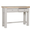 Elegant Taupe Dressing Table with Oak Veneer Top
