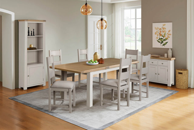 Doune Extendable Dining Table Taupe 1.4 m