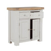 Modern sideboard cabinet with a stylish taupe finish.
