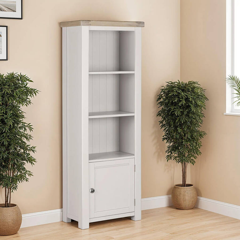Doune Tall Bookcase Taupe
