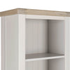 Stylish Bookshelf With Sleek Taupe Design