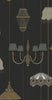 Drawing Room Charcoal Wallpaper front view picture of the wallpaper co;or hue and pattern