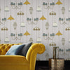 Drawing Room Grey Wallpaper life style picture