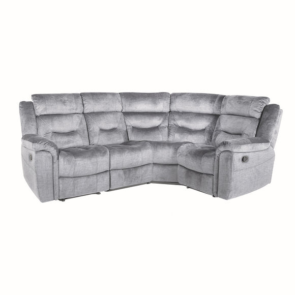 Grey Dudley Corner Sofa - Elevate Your Living Space!