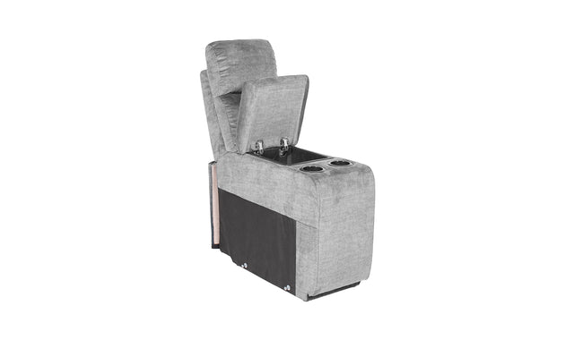 Dudley Corner Sofa Console Section Grey