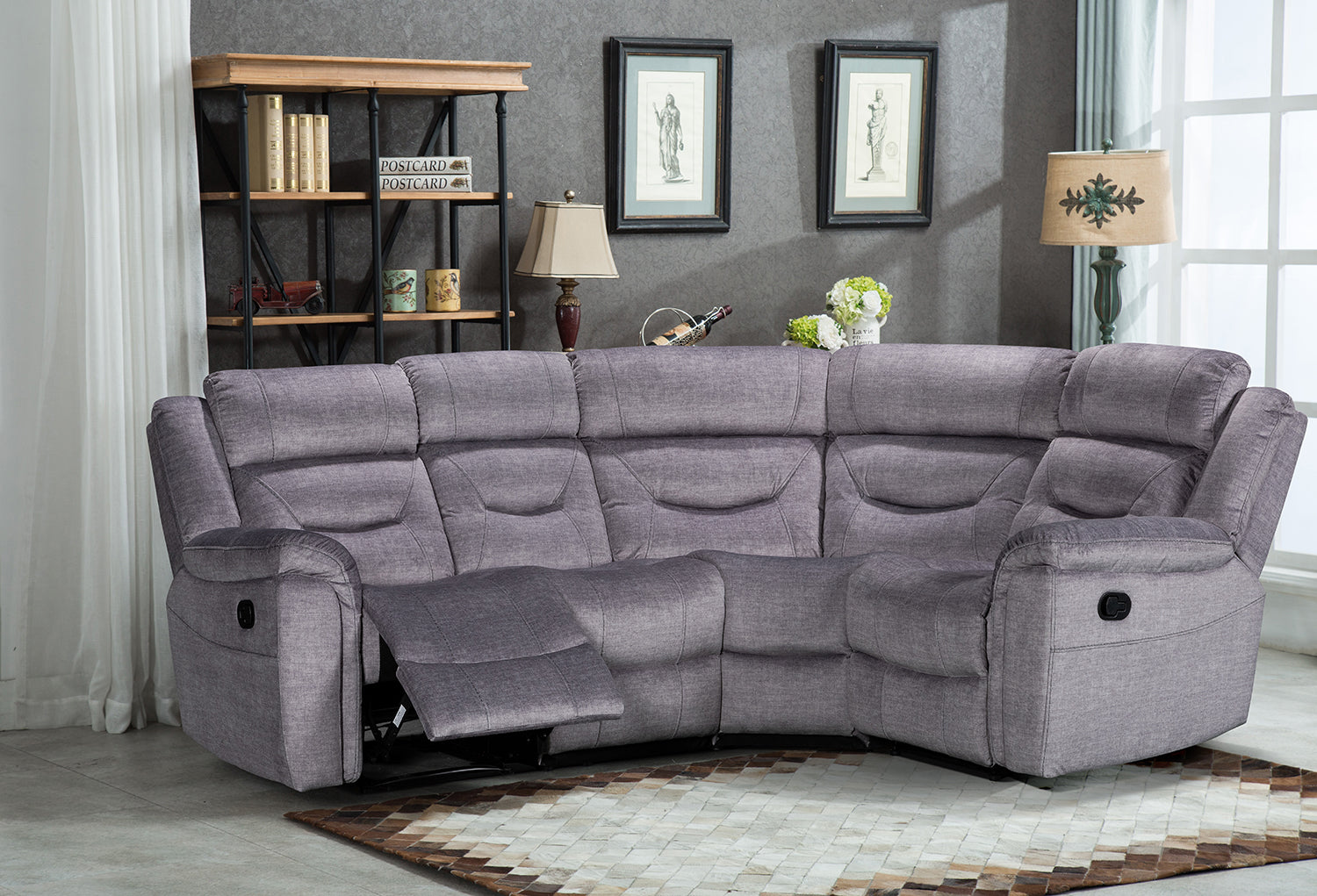 Dudley Corner Sofa Grey SPECIAL DEAL Foy and Company