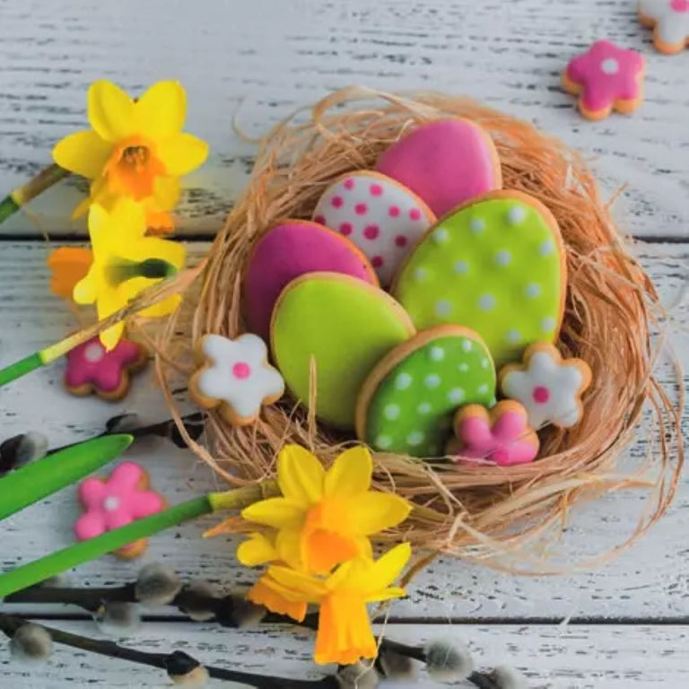 Paper Napkins Easter Cookies