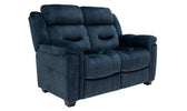 Fixed Two Seater Couch - Embrace Luxury in Velvet.