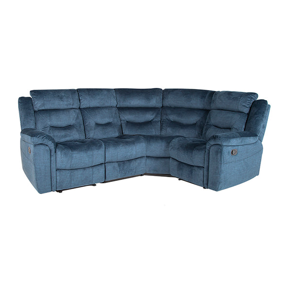 Blue Eclipse Corner Sofa - Elevate Your Living Space!