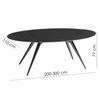 kitchen tables Eclipse Extendable Dining Table Oval
