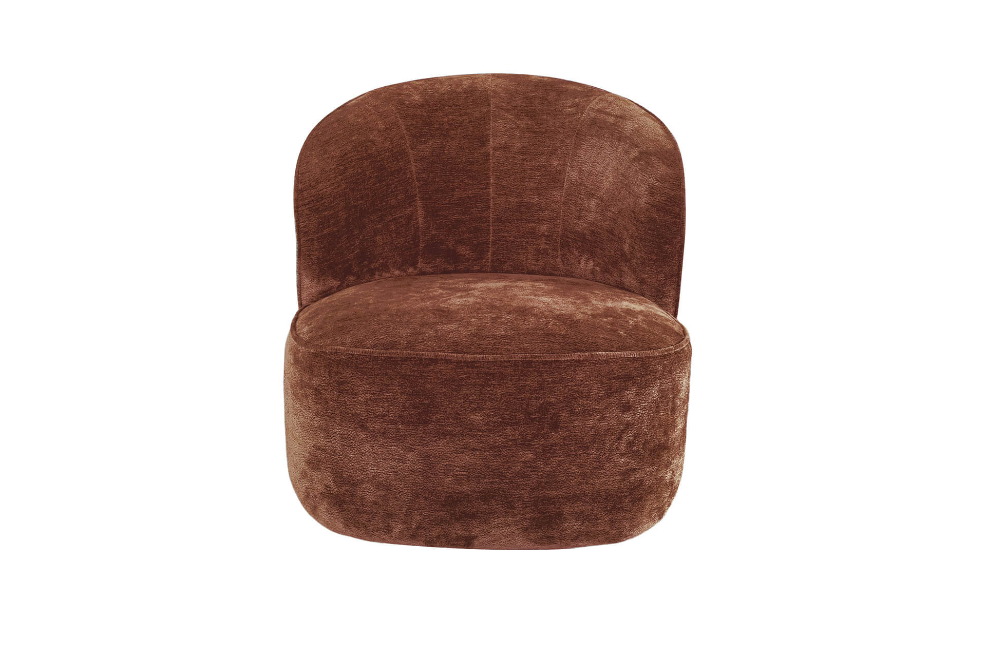 Edie Swivel Accent Chair Rust Foy and Company Foy and Company