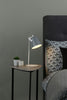 Table lighting decor Effie Table Lamp Soft Matt Grey and White

