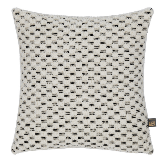 Scatterbox Cushion Elio 58x58cm Black Cream