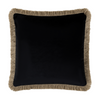 Scatterbox Cushion Elodie 43x43 cm Black front view picture on the white background