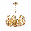 Ercilia 5 Light Pendant Gold Leaf picture on the white background