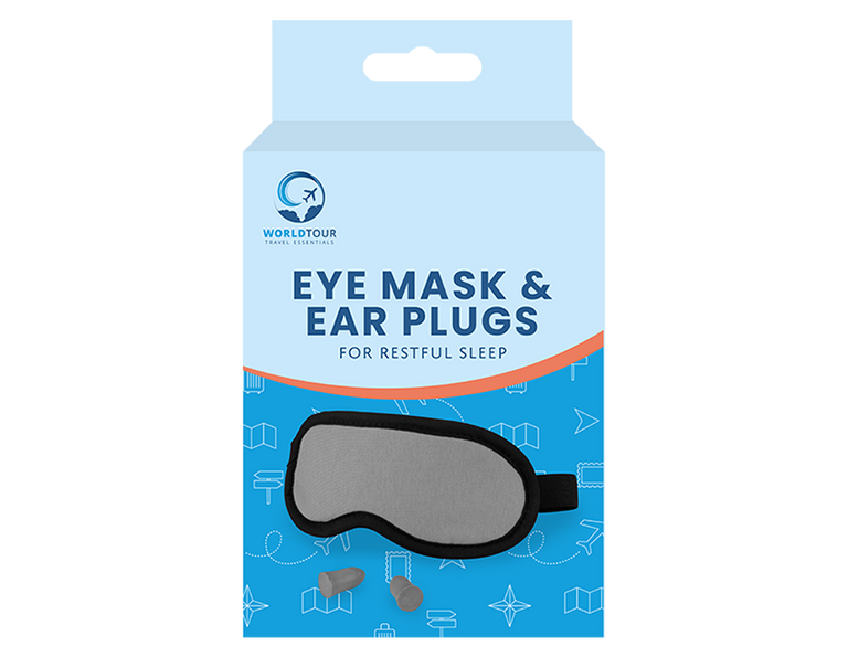 Eye Mask & Ear Plug Set